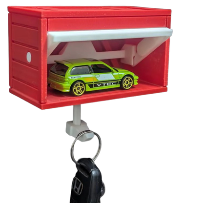 Key Hanger Hot Wheels Garage - Personalized Wall Mounted